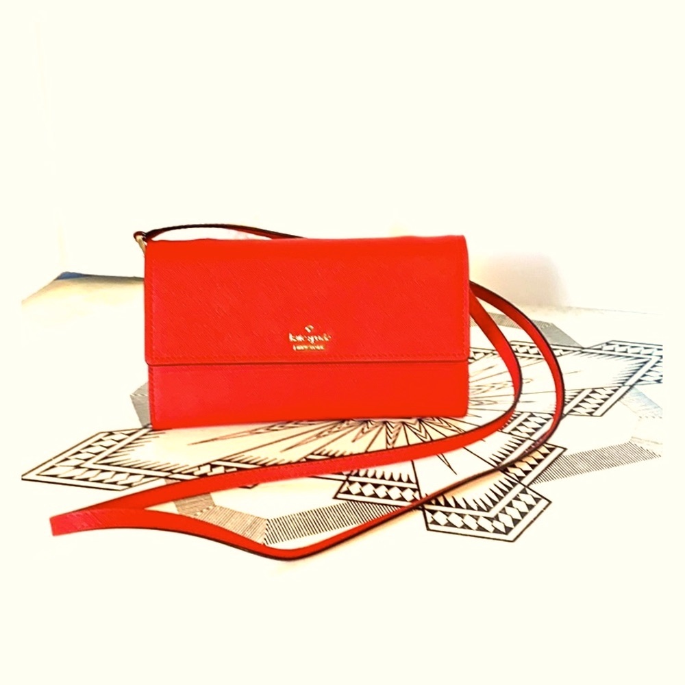 Red Kate Spade Clutch/Crossbody